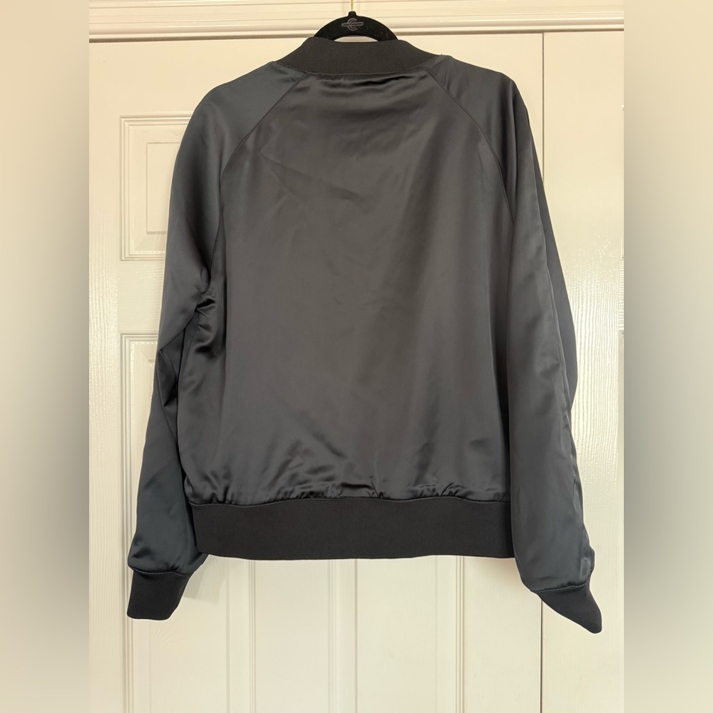 Men’s Black Polyester reversible H&M Bomber Jacket - Picture 3 of 7